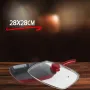 Тиган грил с капак ,Мраморно покритие, индукция, Червен, снимка 5