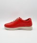 Дамски спортни обувки от естествена кожа в червено , снимка 3