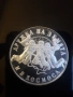 соц сребърна монета от 20 лева 1988г. "Втори полет СССР-НРБ"., снимка 2