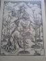 Литография Албрехт Дюрер в рамки с воден знак, снимка 4