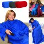 Одеяло с ръкави snuggie, снимка 3