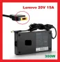 300W 20V 15A Lenovo Slim AC adapter оригинално зарядно за лаптоп square pin, снимка 1