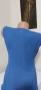 Елегантна синя рокля , снимка 7