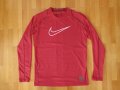 Nike Pro Older Boys' Long-Sleeve Training Top, снимка 1 - Детски тениски и потници - 27365742