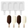 3 ВИДА ескимо сладолед силиконова форма молд калъп за направа на попсикълс popsicle - КОД 3211, снимка 1 - Други - 33576676