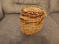 Нова ръчно плетена кошница от ракита, снимка 4