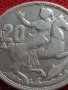СРЕБЪРНА МОНЕТА 20 драхми 1960г. КРАЛ ПАВЛОС първи за КОЛЕКЦИОНЕРИ 14900, снимка 2