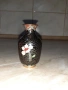 Cloisonne Клоазоне Красива малка ваза бронз клетъчен емайл, снимка 5