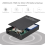 Shanqiu UPS Mini UPS за рутер, модем, камера с вход AC изход USB 5V DC 5V 9V 12V 3A (74Wh) 20000 mAh, снимка 2