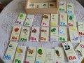Детски пъзел с 30 български думи и букви., снимка 3