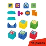 Активна играчка Baby Einstein - Кубчета, Bridge & Learn, 15 части, снимка 2