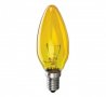 Лампа свещ, оранжева , жълта, синя, зелена , червена, цокъл E14, 220V, 40W, снимка 4