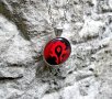 Комплект Хорде World of Warcraft колие и ключодържател, Horde медальон синджирче, геймърски колиета,, снимка 4