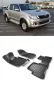 Гумени стелки RizLine съвместими с Toyota Hilux 2004-2015 (4 врати), снимка 6