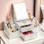 Многофункционален органайзер за грим с огледало, снимка 4