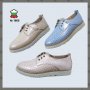 Дамски обувки от естествена кожа- 1805-син,бежов,пудра, снимка 1 - Дамски ежедневни обувки - 28068606