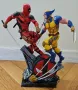 Колекционерска екшън фигура Deadpool Wolverine Marvel ръчна изработка, снимка 1