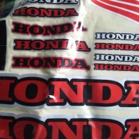 Качественни самозалепващи цветни стикери за Хонда Honda мотор , автомобил кола, снимка 10 - Аксесоари и консумативи - 43182315