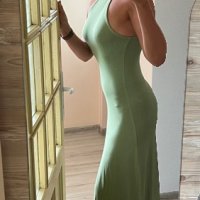 Елегантна зелена рокля, снимка 8 - Рокли - 37887595