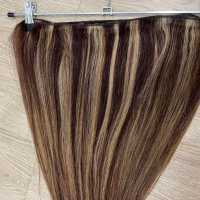 Естествена коса с руси кичуви, снимка 1 - Аксесоари за коса - 44884687