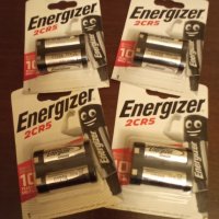 Литиева батерия Energizer Lithium 2CR5, 6V - 4 броя , снимка 1 - Друга електроника - 43764703