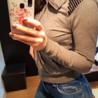 Дамски спортно-елегантен суитшърт с пайети , снимка 4 - Блузи с дълъг ръкав и пуловери - 28251151