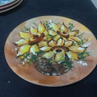 Рисувана чиния - №4, снимка 2 - Чинии - 40441305