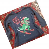 Коледна блуза деца 98/104 размер, снимка 1 - Детски Блузи и туники - 35114544