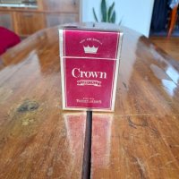 Стара кутия от цигари Crown, снимка 1 - Други ценни предмети - 33221172