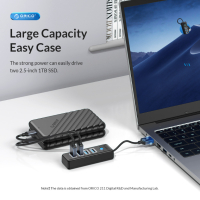 3997 4-портов USB HUB 3.0 с Висока Скорост 5Gbps, снимка 8 - Друга електроника - 44906664