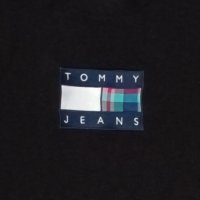 Tommy Jeans Logo Sweatshirt оригинално горнище S памук суичър горница, снимка 4 - Суичъри - 43525691