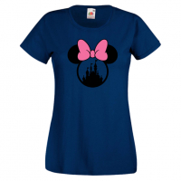 Дамска тениска Minnie Head 3 Подарък,Изненада,Рожден ден,, снимка 6 - Тениски - 36530087