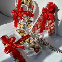 Букви, пълни с бонбони Подарък Свети Валентин 8 март, снимка 7 - Други - 44047897