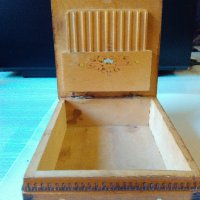 Дървена ретро кутия за пушачи, снимка 5 - Антикварни и старинни предмети - 26857105