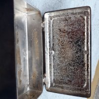 Стара антикварна метална кутийка кутия, снимка 5 - Антикварни и старинни предмети - 38988103