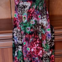 Чудесна рокля с принт паунови пера, лято, море в Рокли в гр. Враца -  ID33286529 — Bazar.bg