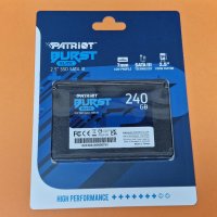 Нов бърз SSD диск ССД хард диск 240GB Patriot, снимка 1 - Твърди дискове - 40663504