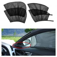 Тънки черни мрежи против насекоми с ластик за прозорец на кола автомобил джип ван камион , снимка 3 - Аксесоари и консумативи - 38157587