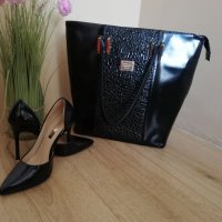 Дамска елегантна чанта,тип куфар , снимка 5 - Чанти - 37822524