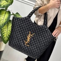 Луксозна Черна чанта /реплика  YSL код DS206, снимка 2 - Чанти - 36700517