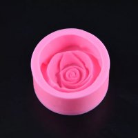 6,5 см голяма и дълбока роза силиконов молд форма фондан гипс сапун свещ, снимка 3 - Форми - 36824515