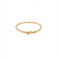 Златен дамски пръстен 1,00гр. размер:57 14кр. проба:585 модел:15574-1