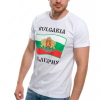 Нова национална мъжка тениска с трансферен печат България - знаме и герб, снимка 9 - Тениски - 28079899