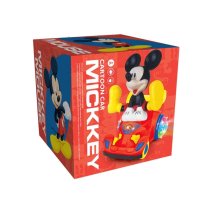 Музикална Светеща играчка Мики Mаус С количка, снимка 3 - Коли, камиони, мотори, писти - 42949076