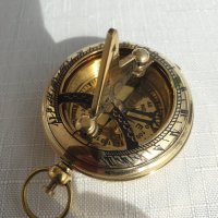 Бронзов компас с слънчев часовник , снимка 8 - Романтични подаръци - 43051919