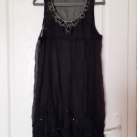 Дамска черна рокля, снимка 1 - Рокли - 36591040