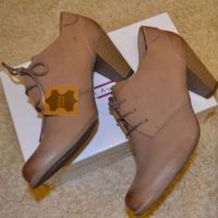 Чисто нови дамски обувки от естествена кожа, внос от Германия, снимка 2 - Дамски обувки на ток - 26482890
