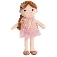 Плюшена мека кукла с рокля, 32 см, микс Код: 011248, снимка 2 - Кукли - 43118532