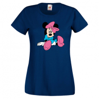 Дамска тениска Minnie Mouse 4 Подарък,Изненада,Рожден ден,, снимка 6 - Тениски - 36530758