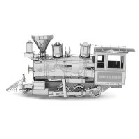 3D лазерно изрязан металeн пъзел парен локомотив - Направи си сам., снимка 4 - Пъзели - 43157490